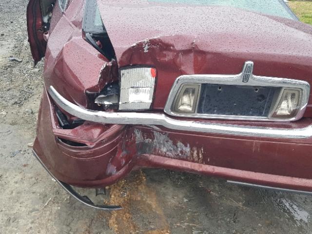 1LNHM86S2YY835010 - 2000 LINCOLN LS BURGUNDY photo 9