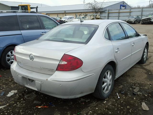 2G4WD582461193764 - 2006 BUICK LACROSSE C SILVER photo 4
