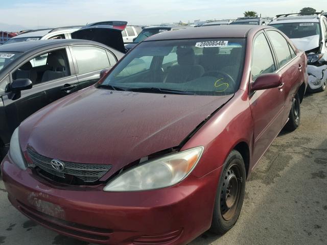 4T1BE32K74U348477 - 2004 TOYOTA CAMRY LE MAROON photo 2