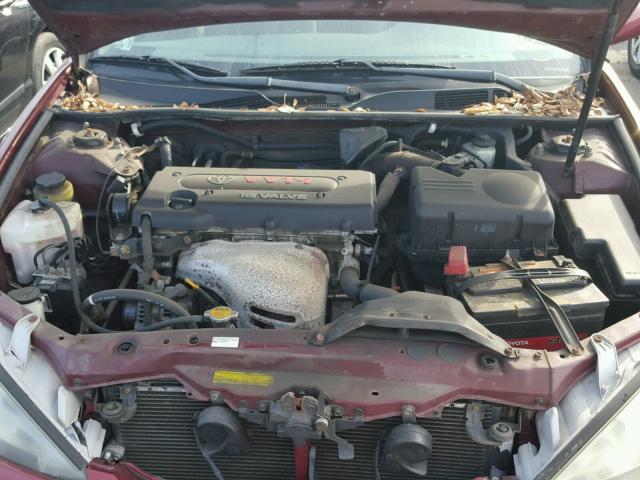 4T1BE32K74U348477 - 2004 TOYOTA CAMRY LE MAROON photo 7