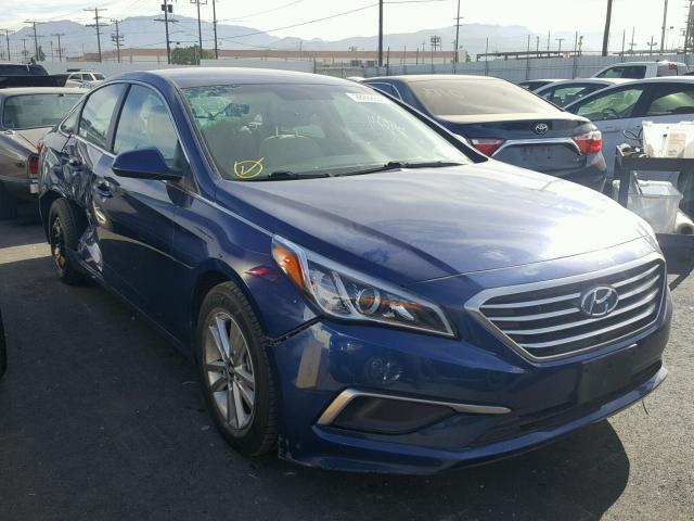 5NPE24AF8GH281620 - 2016 HYUNDAI SONATA SE BLUE photo 1