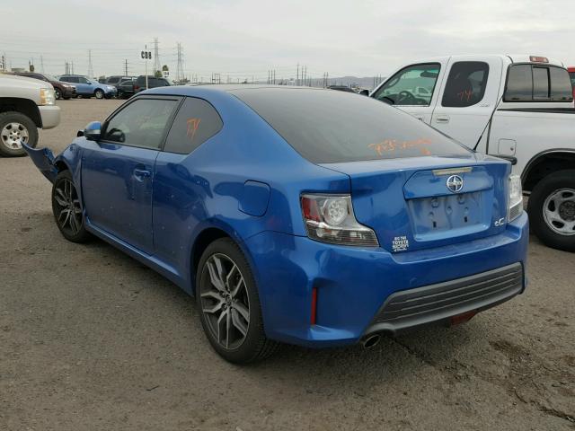 JTKJF5C79FJ010241 - 2015 TOYOTA SCION TC 蓝色 照片 3