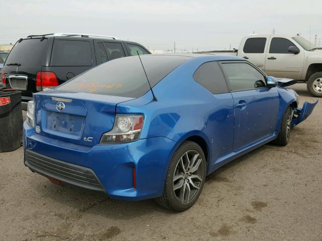 JTKJF5C79FJ010241 - 2015 TOYOTA SCION TC 蓝色 照片 4