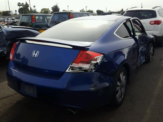 1HGCS1B39BA015101 - 2011 HONDA ACCORD LX- BLUE photo 4