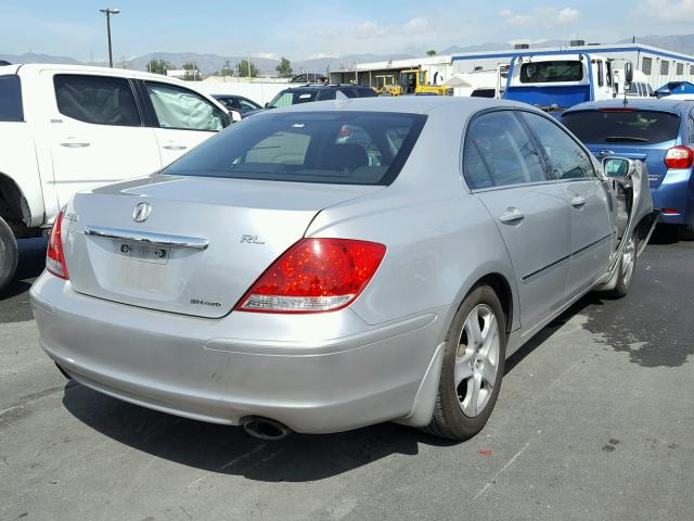 JH4KB16546C006238 - 2006 ACURA RL GRAY photo 4