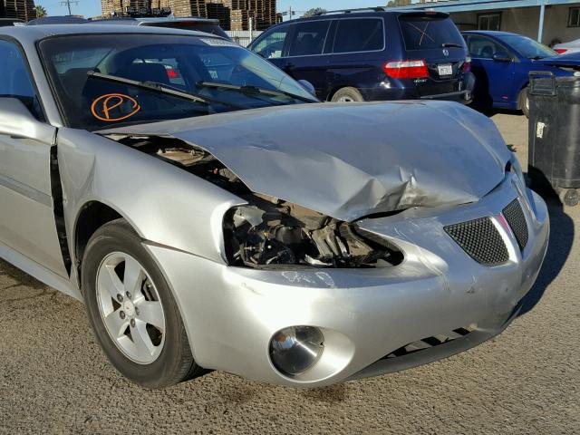 2G2WP552371118284 - 2007 PONTIAC GRAND PRIX ვერცხლისფერი ფოტო 9