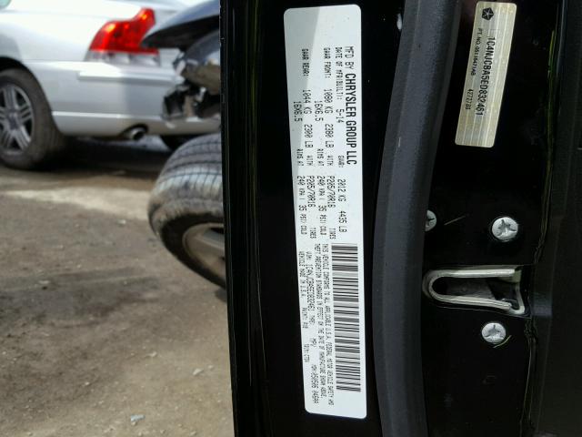 1C4NJCBA5ED832461 - 2014 JEEP COMPASS SP BLACK photo 10