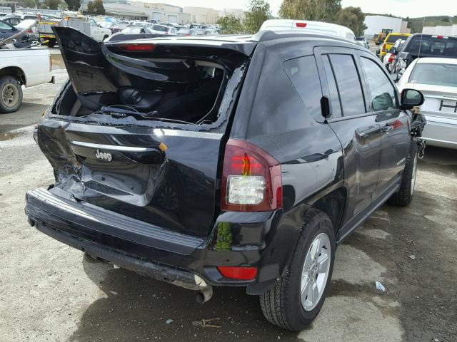 1C4NJCBA5ED832461 - 2014 JEEP COMPASS SP BLACK photo 4