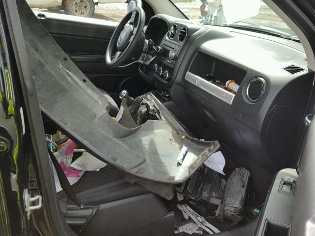 1C4NJCBA5ED832461 - 2014 JEEP COMPASS SP BLACK photo 5