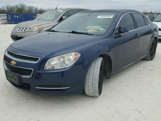 1G1ZC5EBXA4130098 - 2010 CHEVROLET MALIBU 1LT BLUE photo 2