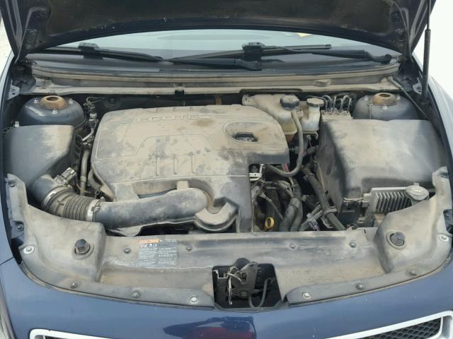 1G1ZC5EBXA4130098 - 2010 CHEVROLET MALIBU 1LT BLUE photo 7