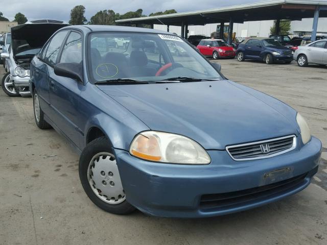 2HGEJ6527VH550462 - 1997 HONDA CIVIC DX TEAL photo 1