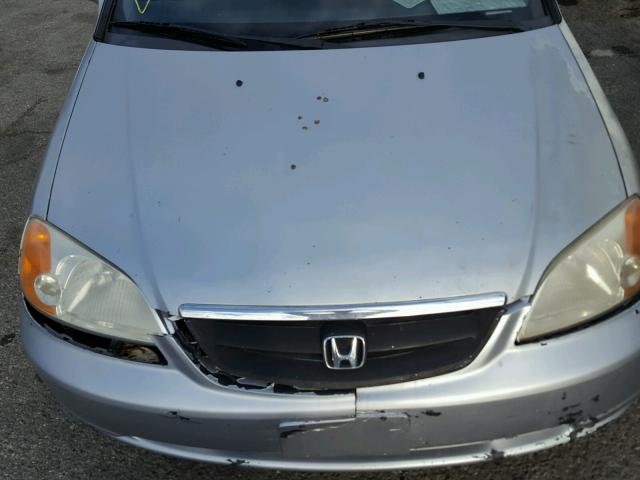 1HGEM229X2L049842 - 2002 HONDA CIVIC EX ვერცხლისფერი ფოტო 7