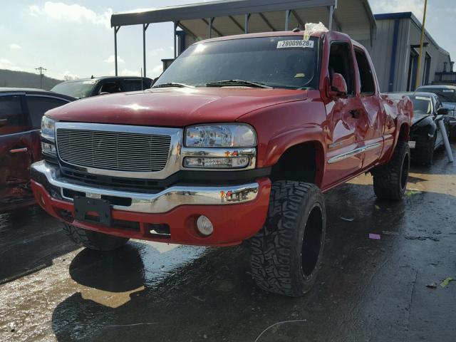 1GTHK29U45E266341 - 2005 GMC SIERRA K25 RED photo 2