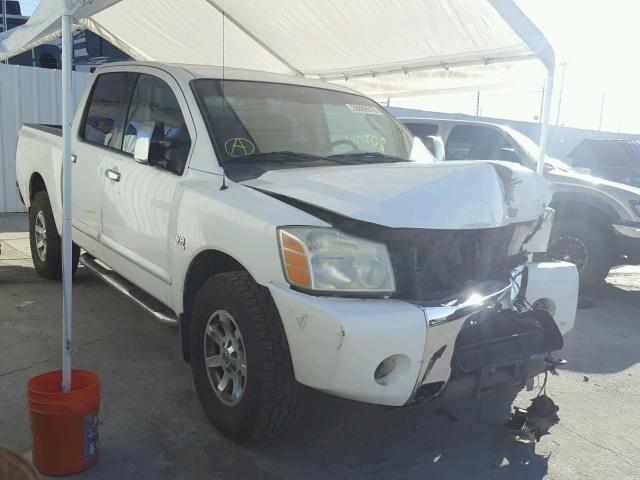 1N6AA07B14N561872 - 2004 NISSAN TITAN XE WHITE photo 1