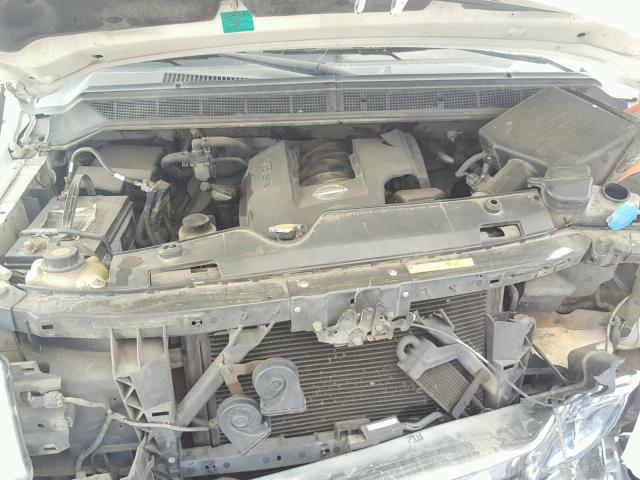 1N6AA07B14N561872 - 2004 NISSAN TITAN XE WHITE photo 7