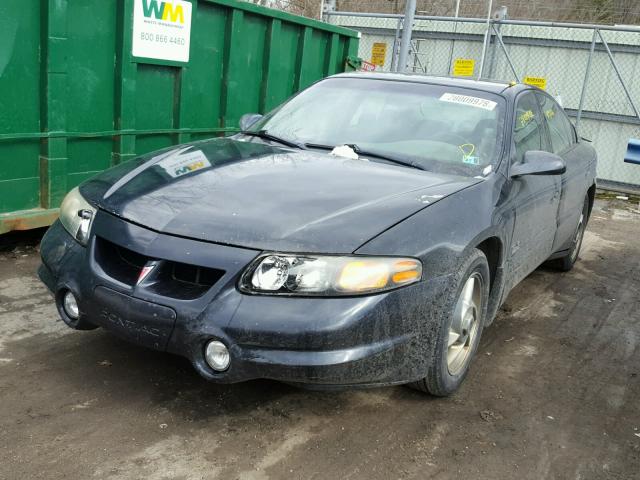 1G2HY54K214185137 - 2001 PONTIAC BONNEVILLE BLACK photo 2