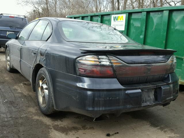 1G2HY54K214185137 - 2001 PONTIAC BONNEVILLE BLACK photo 3