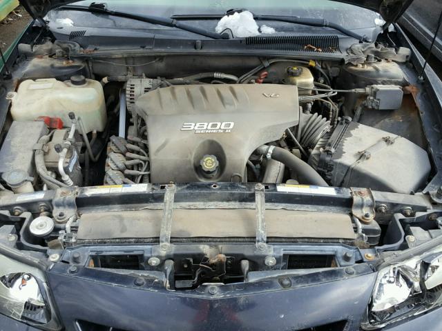 1G2HY54K214185137 - 2001 PONTIAC BONNEVILLE BLACK photo 7