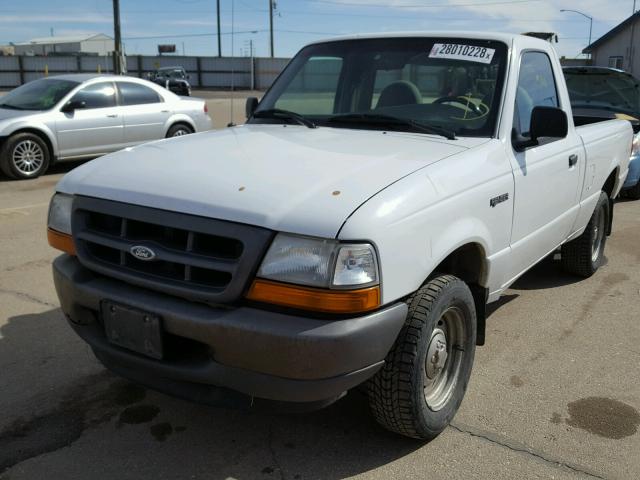 1FTYR10C0YTB41542 - 2000 FORD RANGER WHITE photo 2