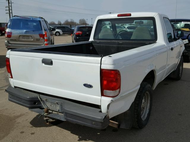 1FTYR10C0YTB41542 - 2000 FORD RANGER WHITE photo 4