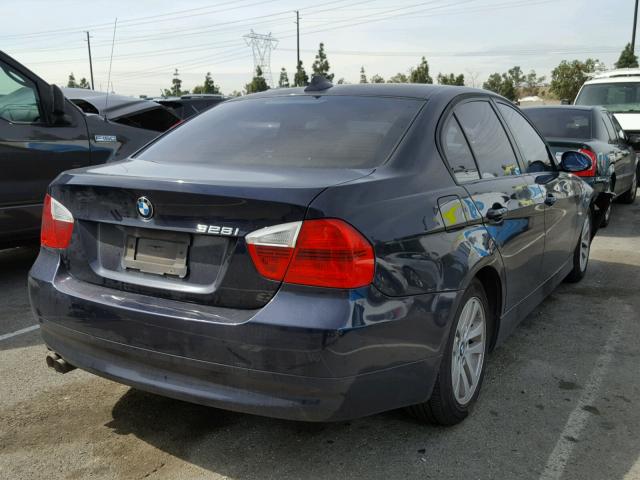 WBAVA33587PG51597 - 2007 BMW 328 I BLUE photo 4