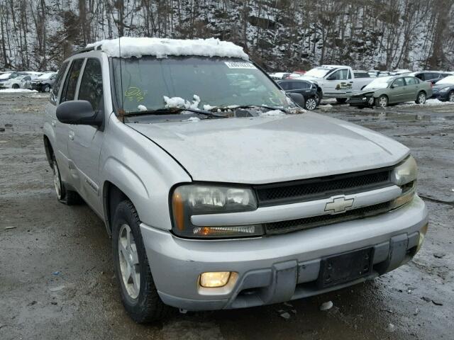 1GNDT13S042106106 - 2004 CHEVROLET TRAILBLAZE SILVER photo 1