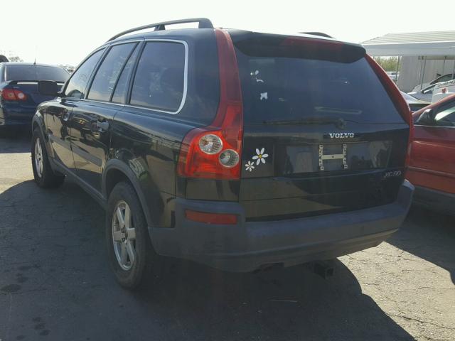 YV1CN59H741038713 - 2004 VOLVO XC90 BLACK photo 3