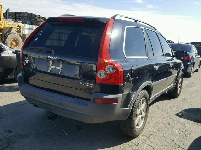 YV1CN59H741038713 - 2004 VOLVO XC90 BLACK photo 4