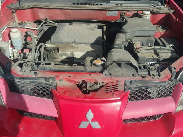 JA4LZ31F94U053859 - 2004 MITSUBISHI OUTLANDER RED photo 7