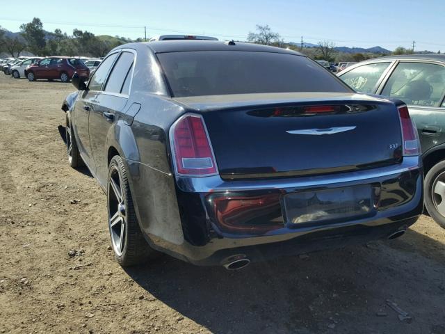 2C3CCAAG7EH148059 - 2014 CHRYSLER 300 BLACK photo 3