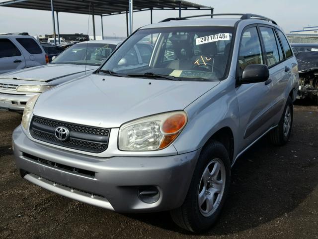 JTEGD20V050089565 - 2005 TOYOTA RAV4 SILVER photo 2