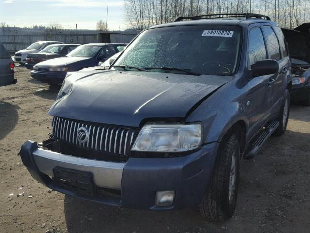 4M2YU571X5DJ20093 - 2005 MERCURY MARINER BLUE photo 2