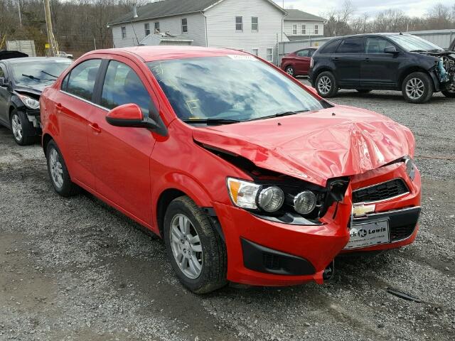 1G1JC5SG0F4119499 - 2015 CHEVROLET SONIC LT RED photo 1