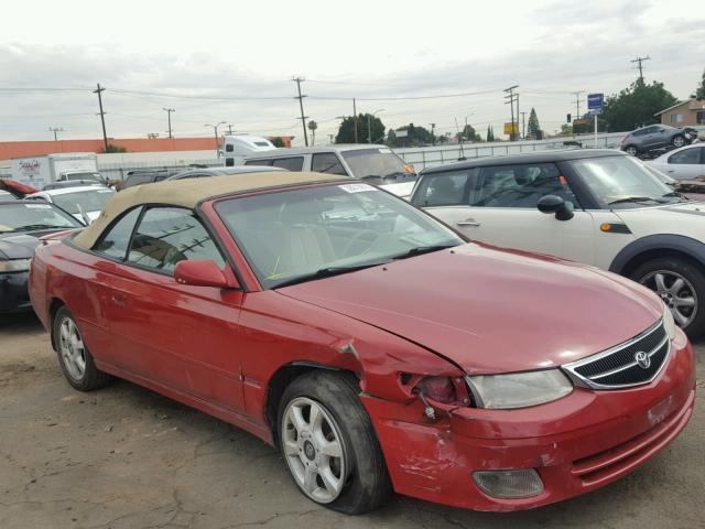 2T1FF28P6YC400328 - 2000 TOYOTA CAMRY SOLA RED photo 1