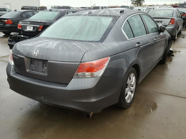 1HGCP26889A145250 - 2009 HONDA ACCORD EXL GRAY photo 4