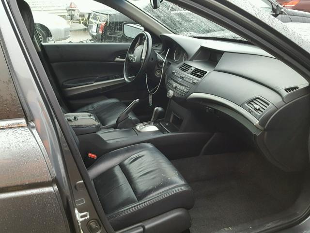 1HGCP26889A145250 - 2009 HONDA ACCORD EXL GRAY photo 5