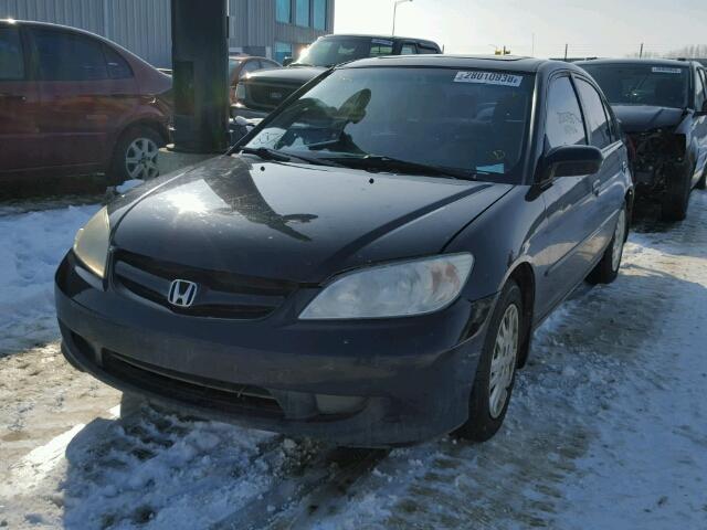 2HGES16824H915714 - 2004 HONDA CIVIC SI BLACK photo 2