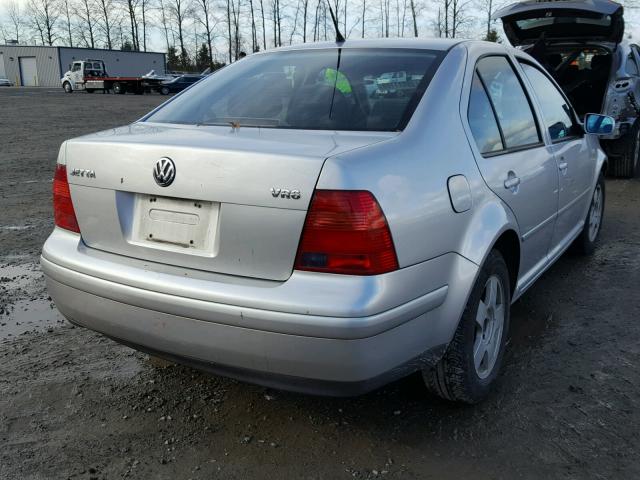 3VWSE29M4YM101298 - 2000 VOLKSWAGEN JETTA GLS SILVER photo 4