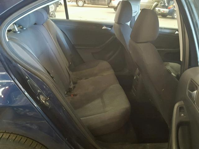 3VW2K7AJ2DM267563 - 2013 VOLKSWAGEN JETTA BASE 蓝色 照片 6