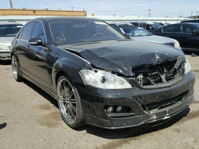 WDDNG86XX8A180703 - 2008 MERCEDES-BENZ S550 4MATI BLACK photo 1