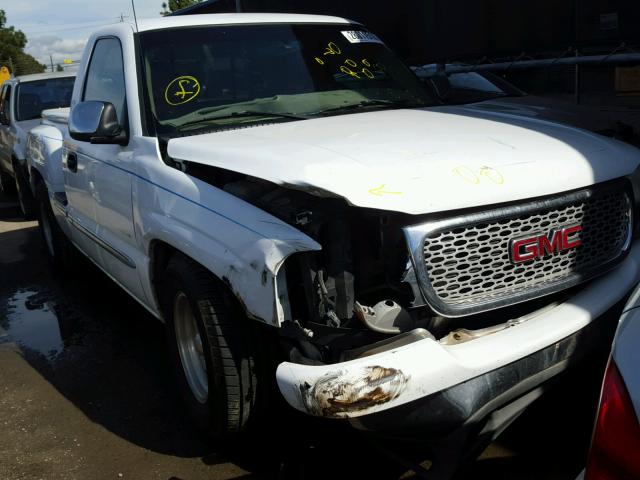 1GTEC14T22Z144669 - 2002 GMC NEW SIERRA WHITE photo 1