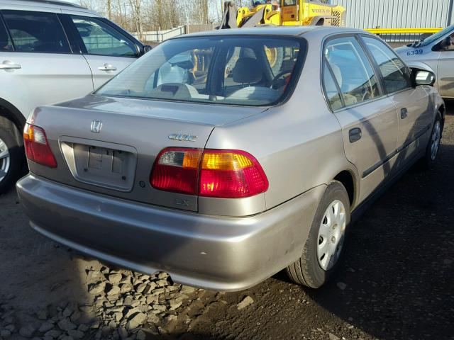 1HGEJ6676YL060550 - 2000 HONDA CIVIC LX TAN photo 4