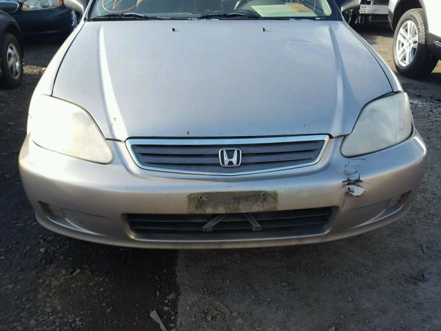 1HGEJ6676YL060550 - 2000 HONDA CIVIC LX TAN photo 9