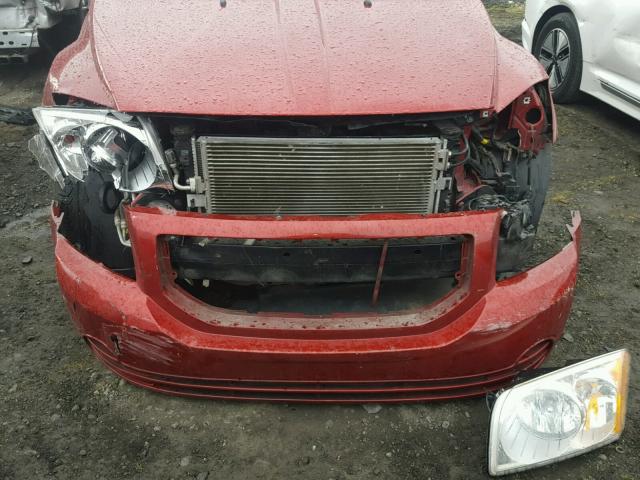 1B3CB4HA9AD618215 - 2010 DODGE CALIBER SX RED photo 9