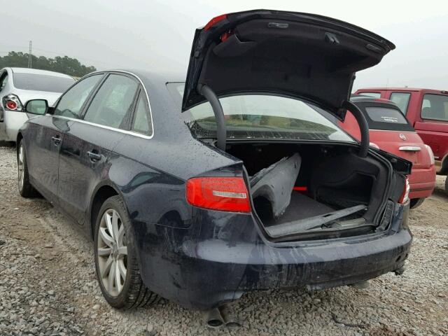 WAUFFAFL6DN003586 - 2013 AUDI A4 PREMIUM BLUE photo 3