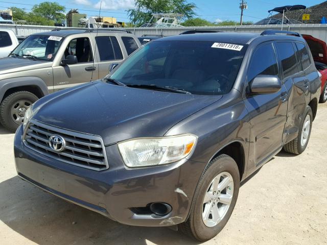 JTEZK3EH9A2103789 - 2010 TOYOTA HIGHLANDER GRAY photo 2