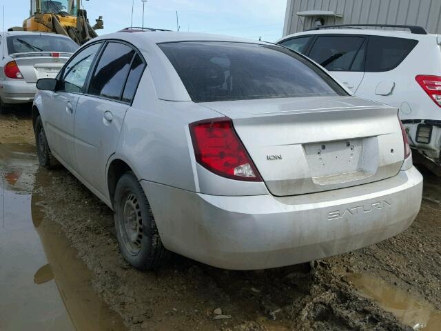 1G8AJ55F87Z200104 - 2007 SATURN ION LEVEL SILVER photo 3