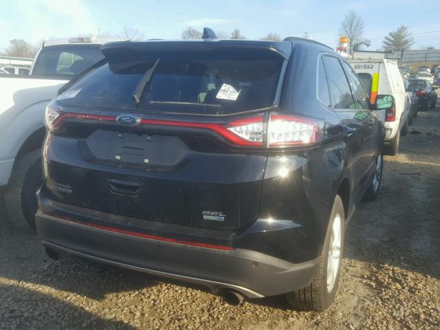 2FMPK4J91GBB51916 - 2016 FORD EDGE SEL BLACK photo 4