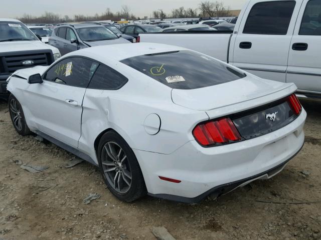 1FA6P8TH4H5310694 - 2017 FORD MUSTANG WHITE photo 3